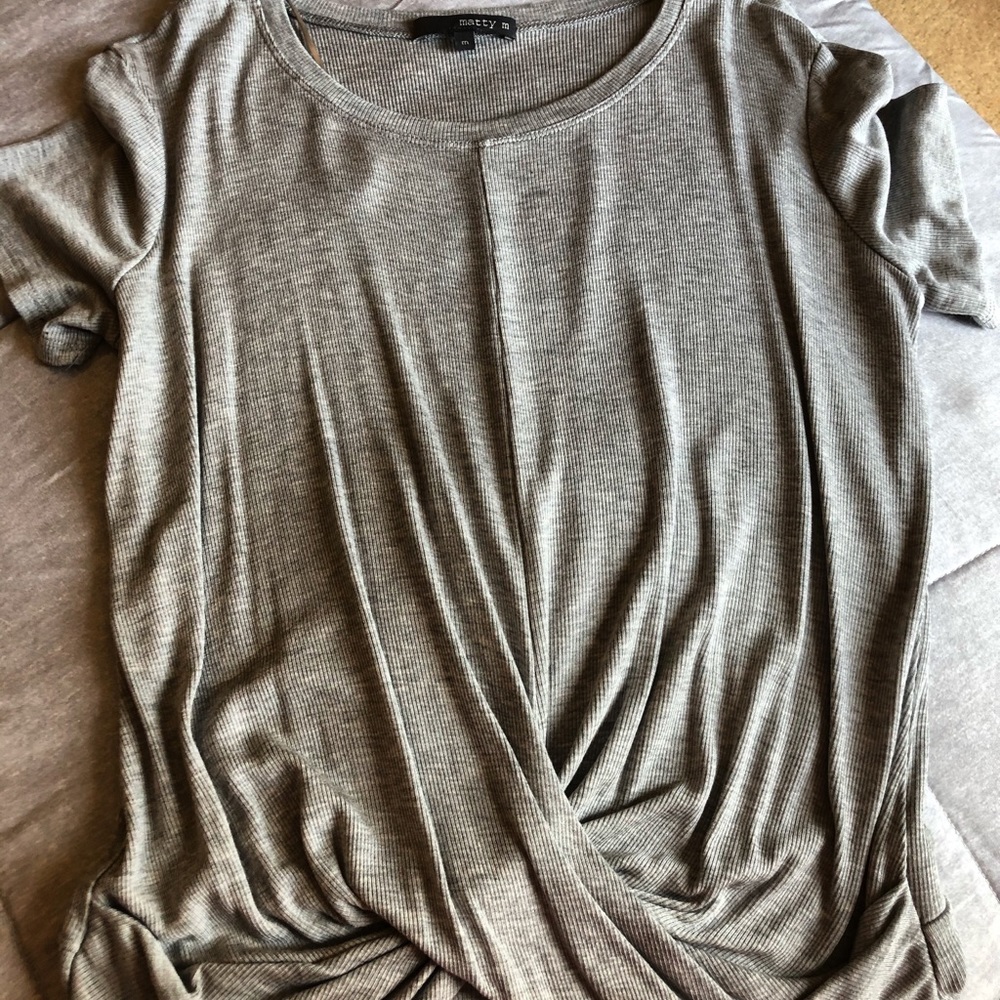 Matty M Brand Knot Front T